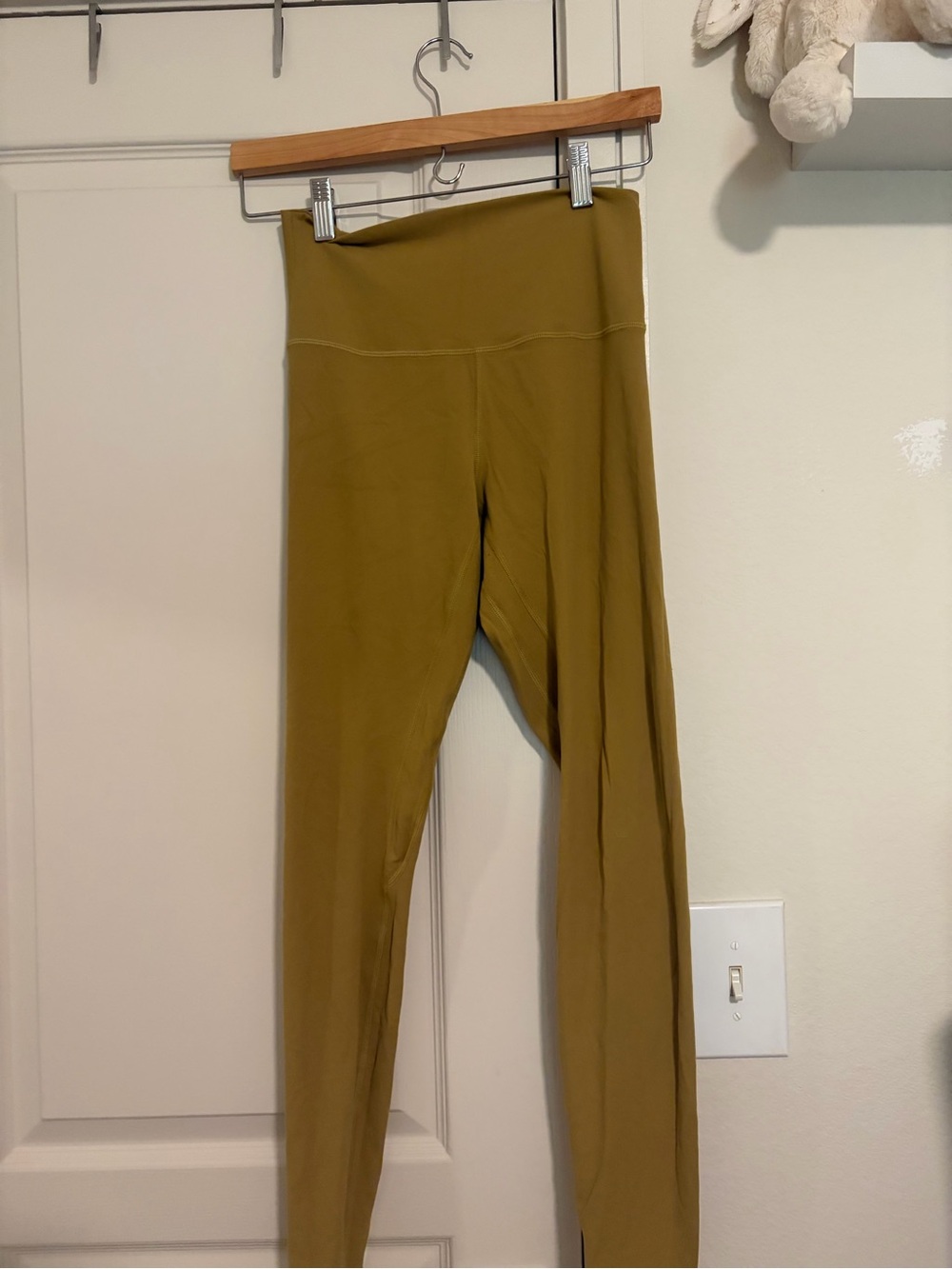 lululemon athletica Olive Green High-Rise Athletic Leggings